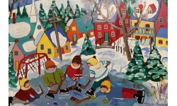 25005-Playing Hockey