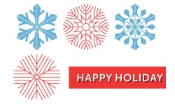 25030-Red Snowflakes