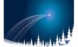 25037-Blue Falling Star